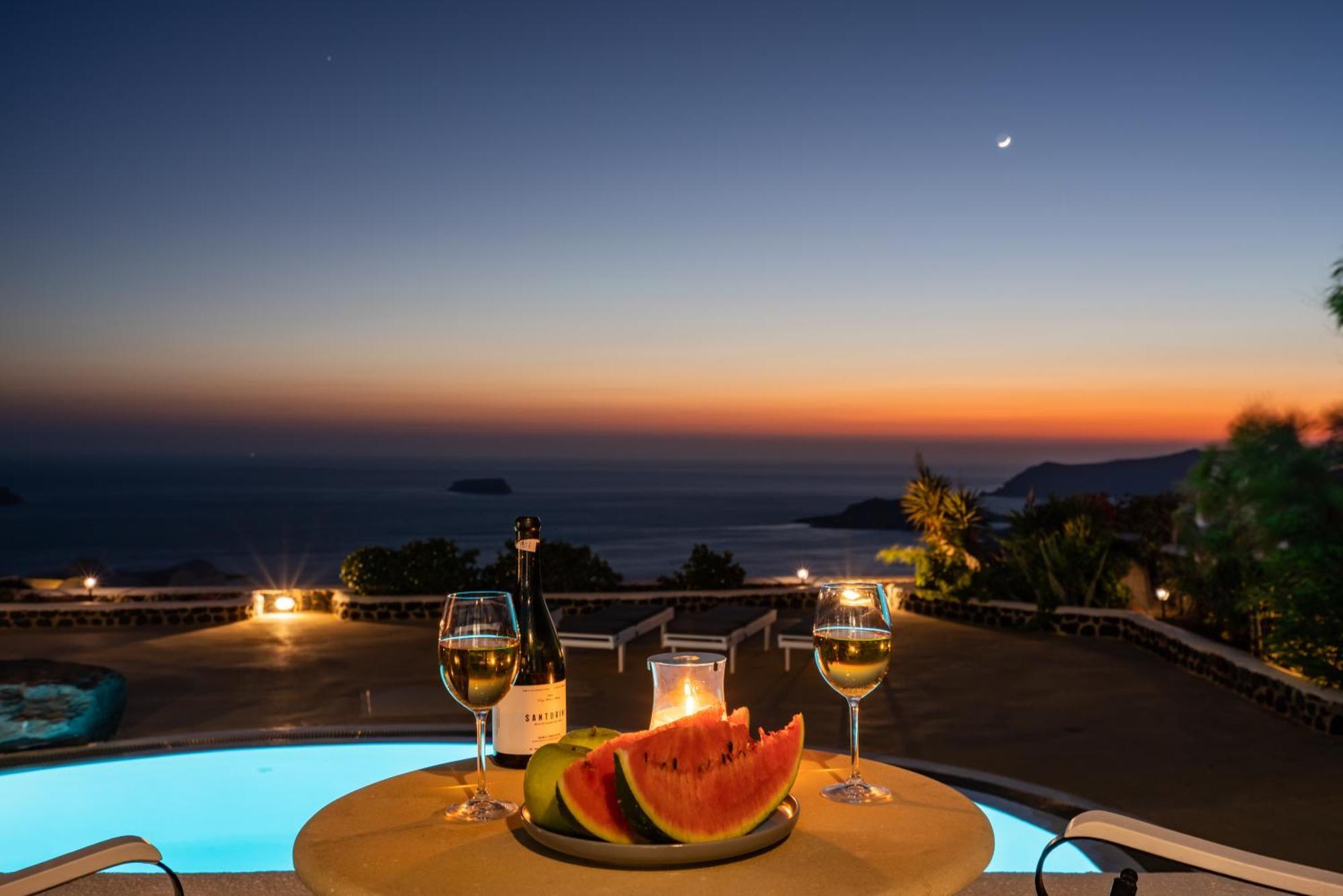 Villa Oinos - Sunset Views Ormos Athinios Exterior photo